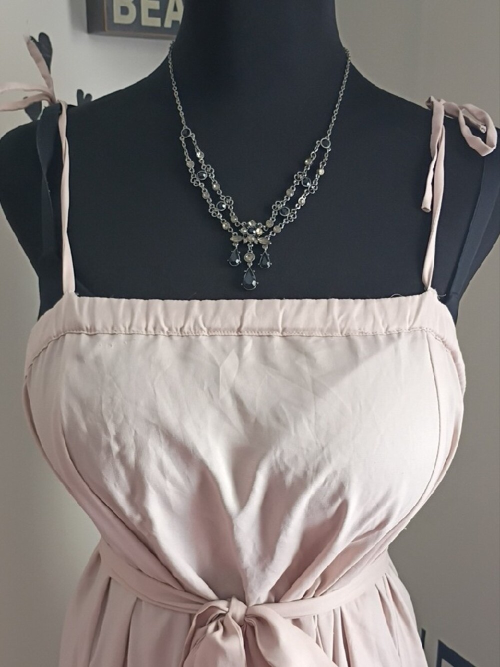 VENUS Beige Ruffle High-Low Dress - Picture 2 of 5